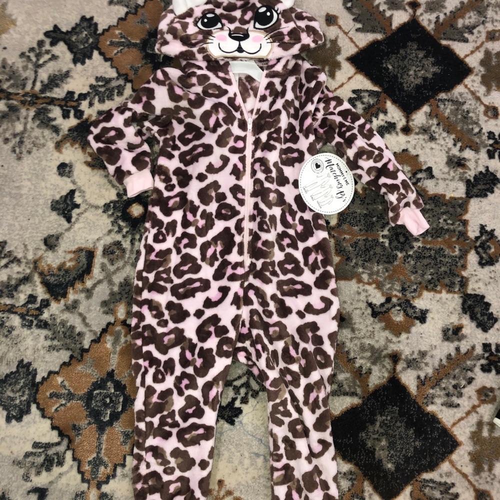 White leopard onesie!